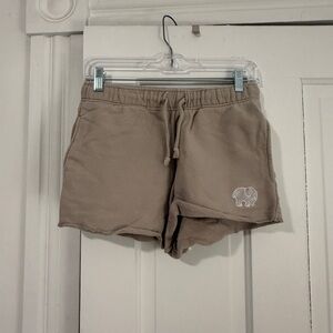 Ivory Ella Tan Athletic Shorts